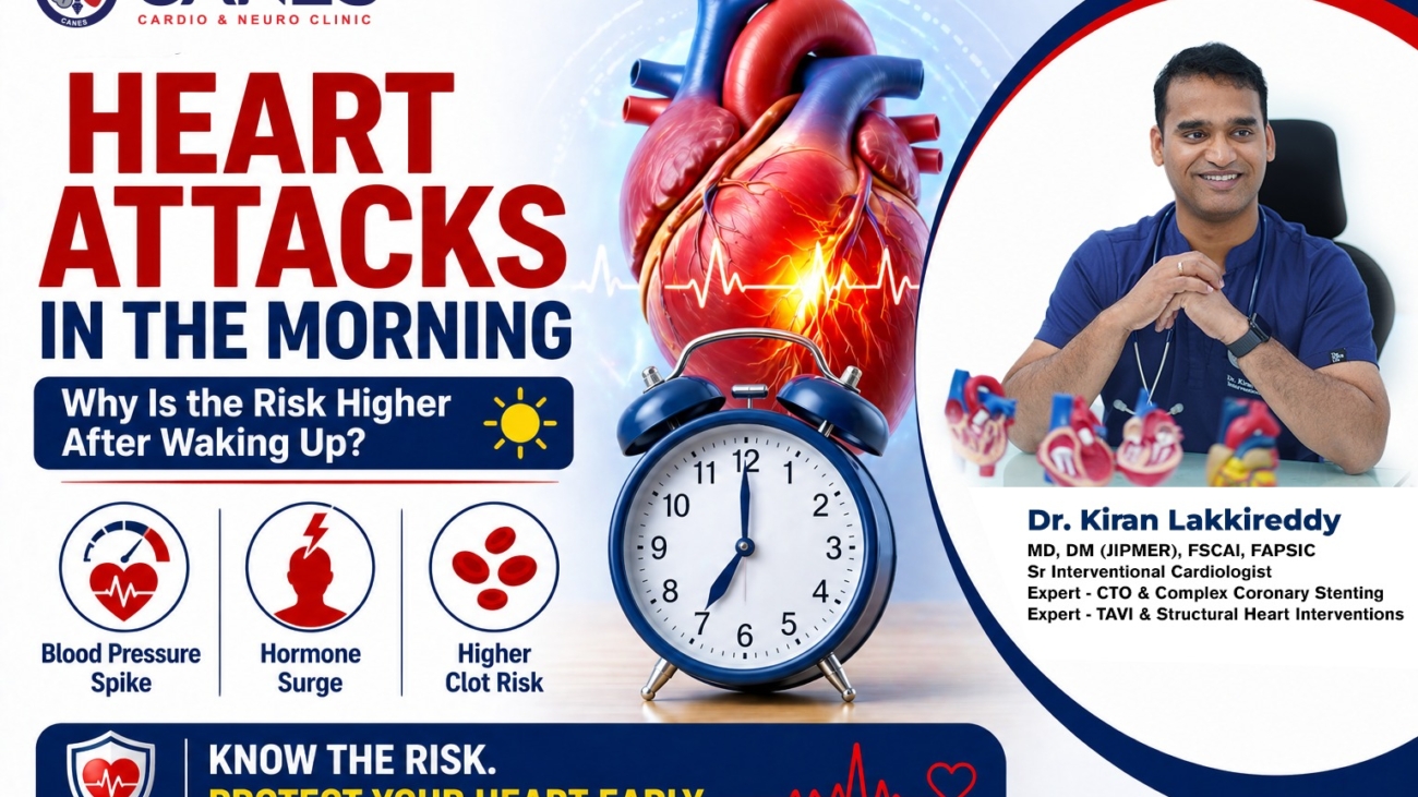 Heart Attacks in the Early Morning | Dr Kiran Lakkireddy | Best Cardiologist in Hyderabad
