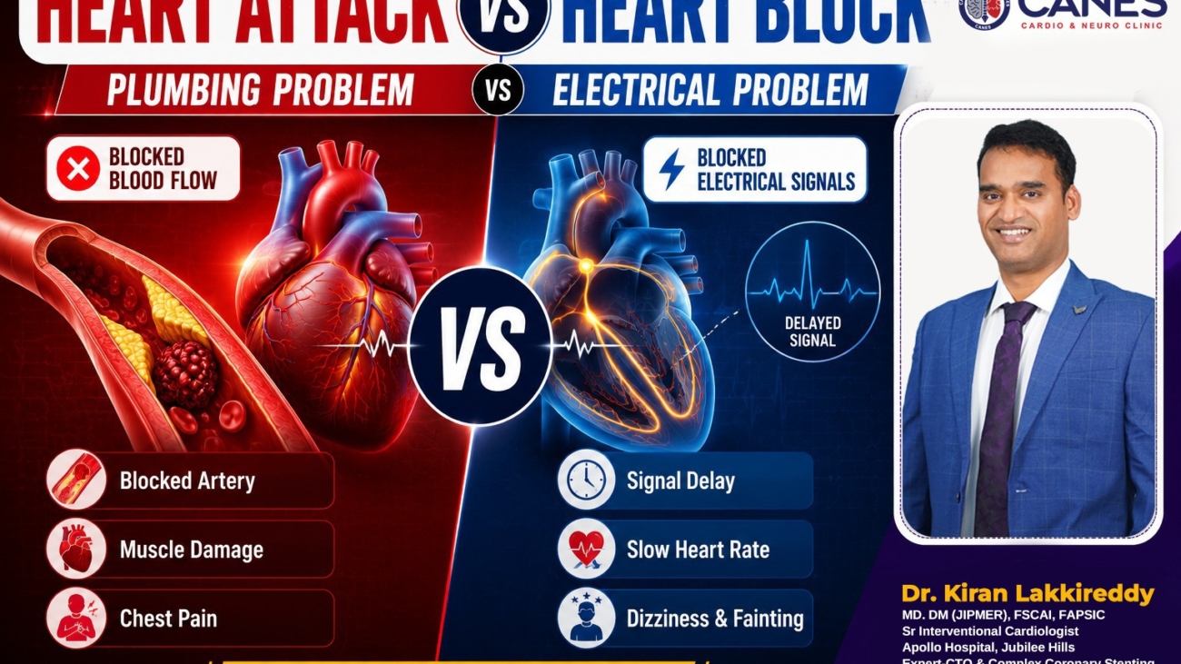 Difference Between a Heart Attack and Heart Block