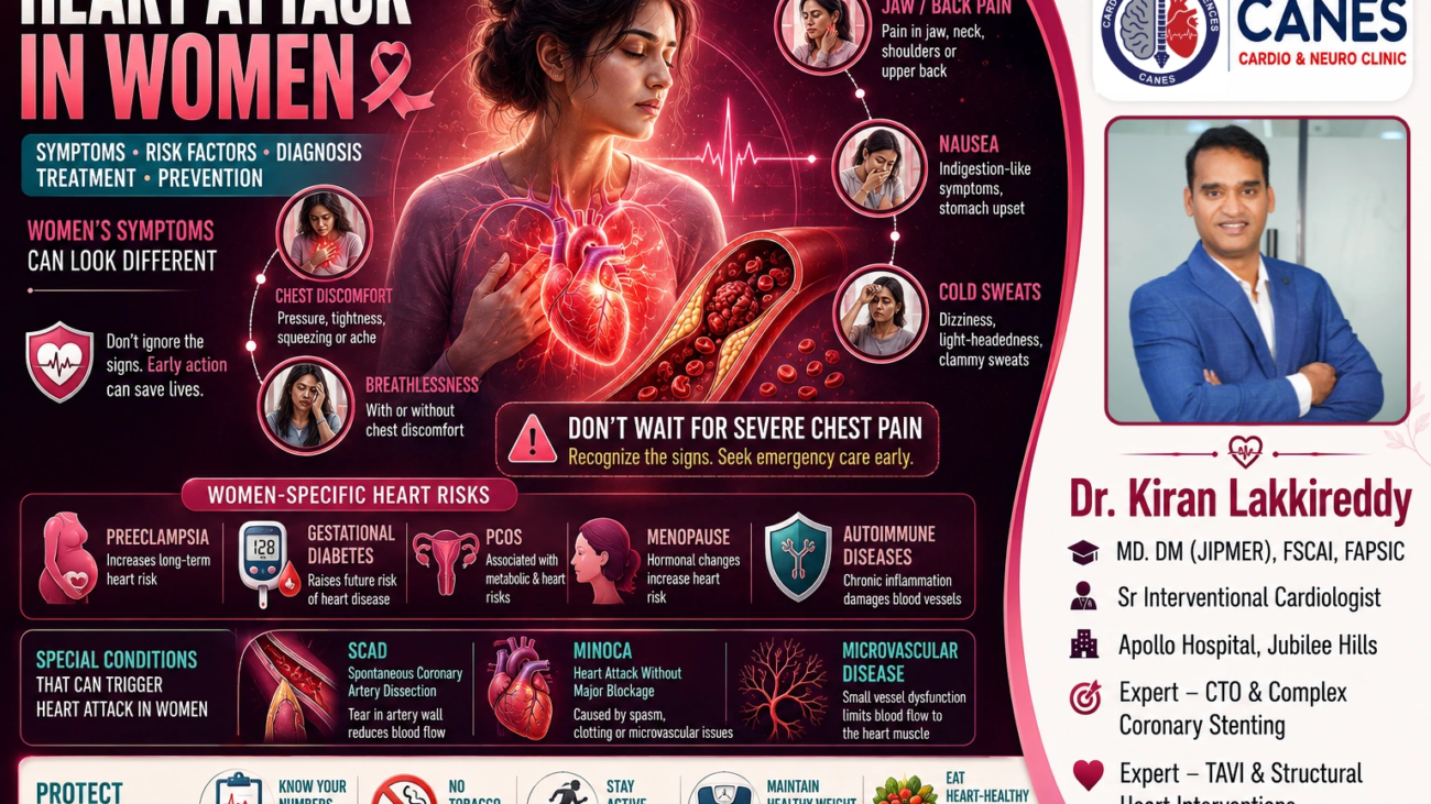 Heart Attack in Women: Symptoms, Risk Factors & Prevention