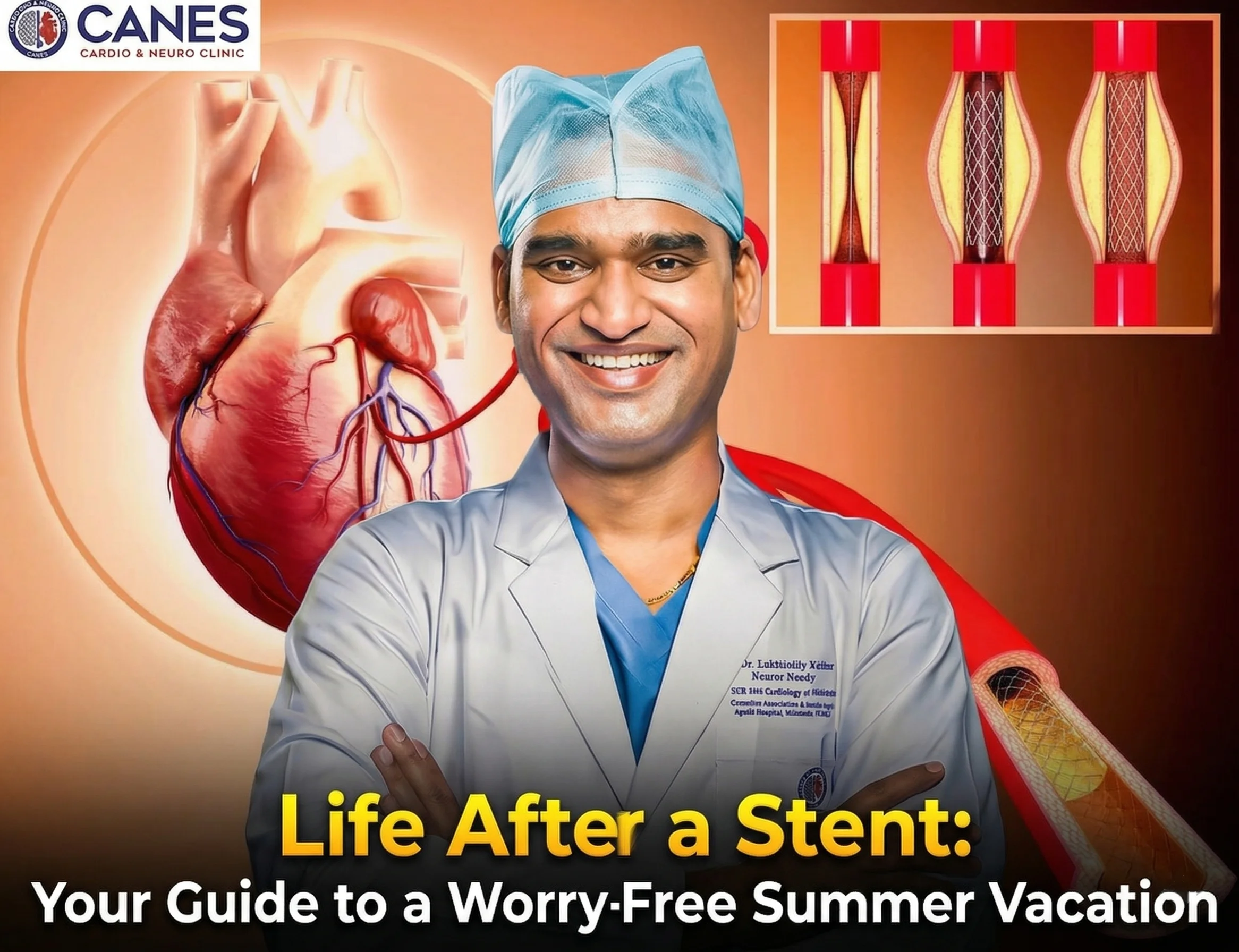 Life After a Stent: Your Guide to a Worry-Free Summer Vacation | Dr Kiran Lakkiredy